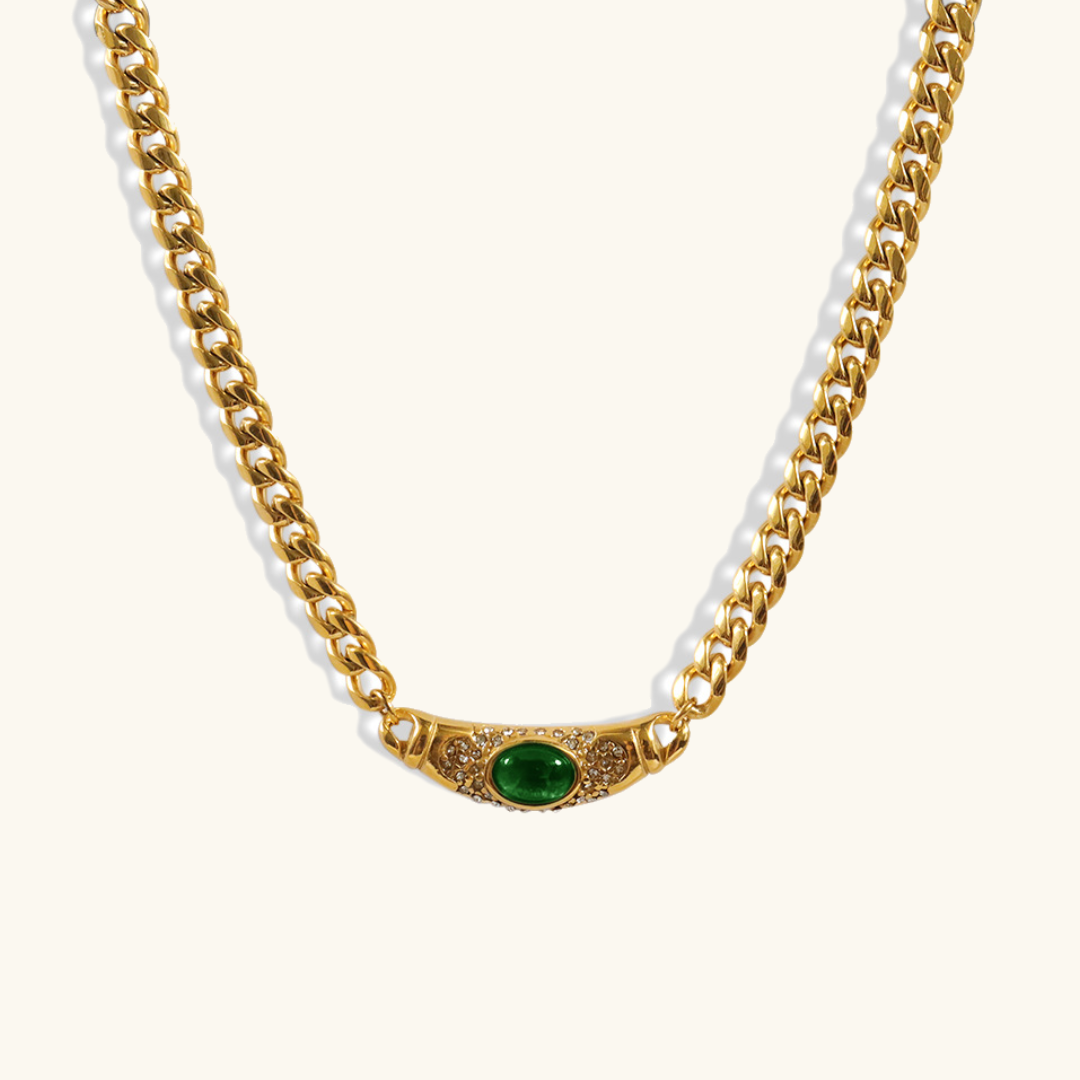 Vintage Isabella 18K Gold-Plated Stainless Steel Necklace