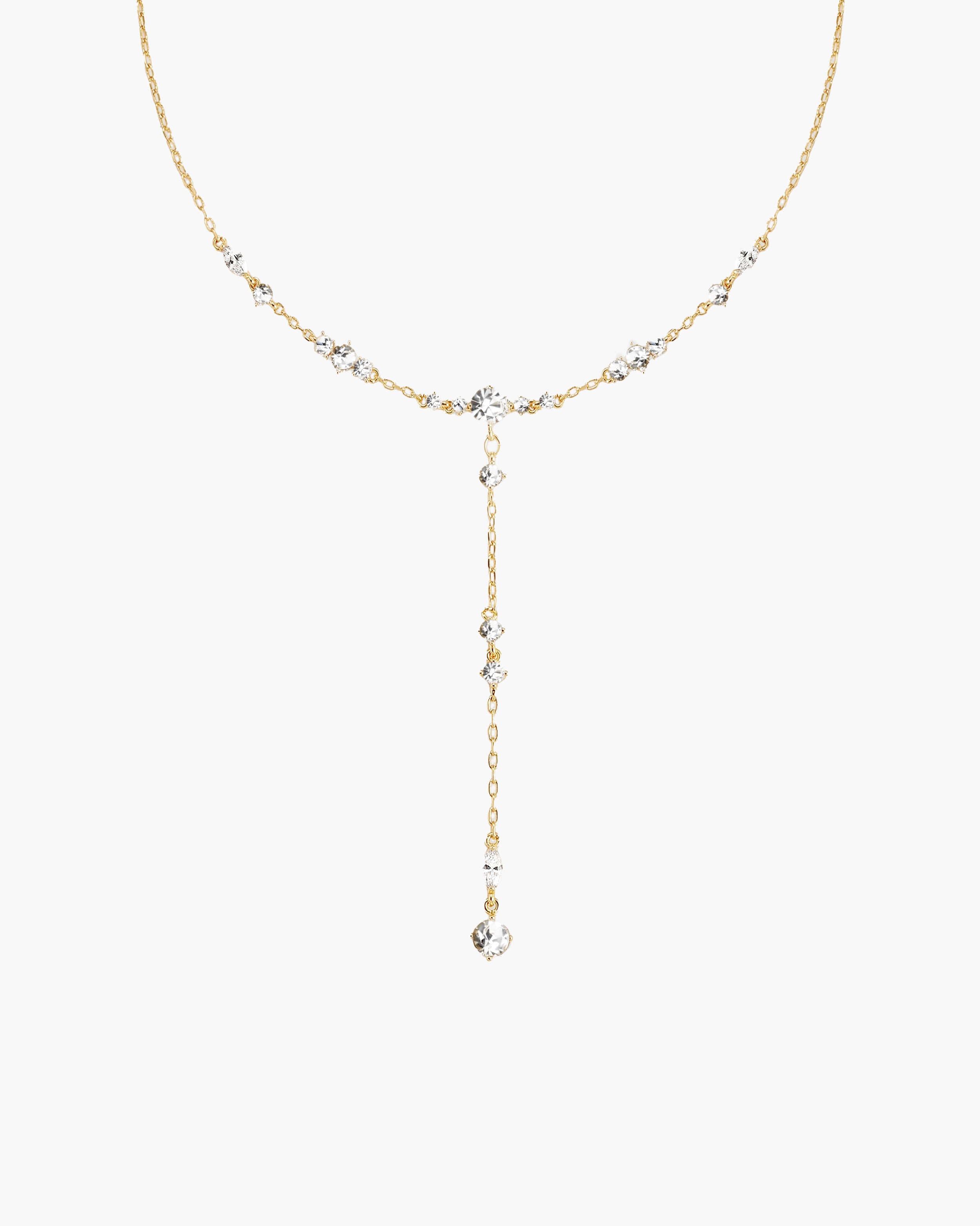 Adriana Y-Shaped CZ Necklace