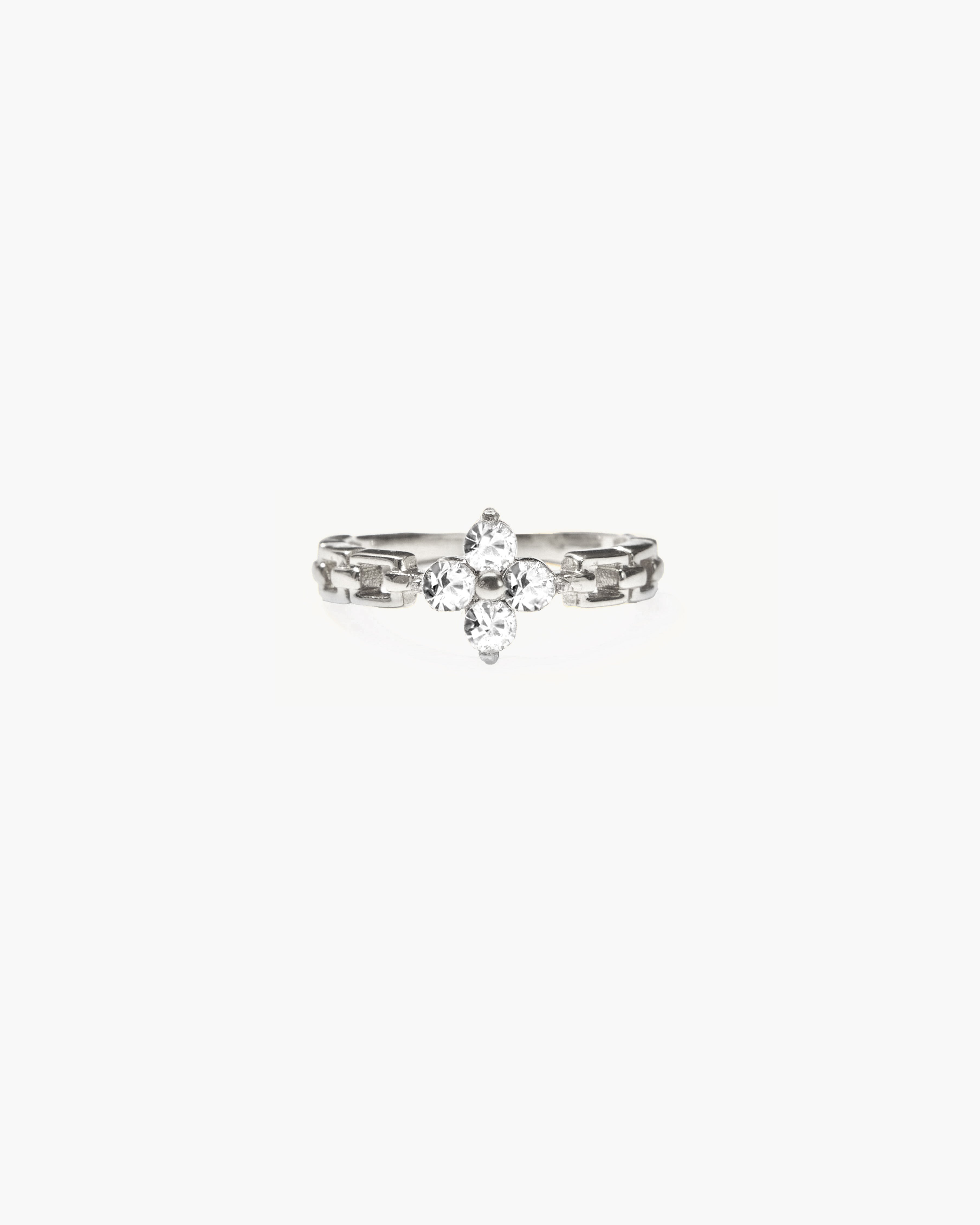 Lucky Clover Gold-Tone Ring