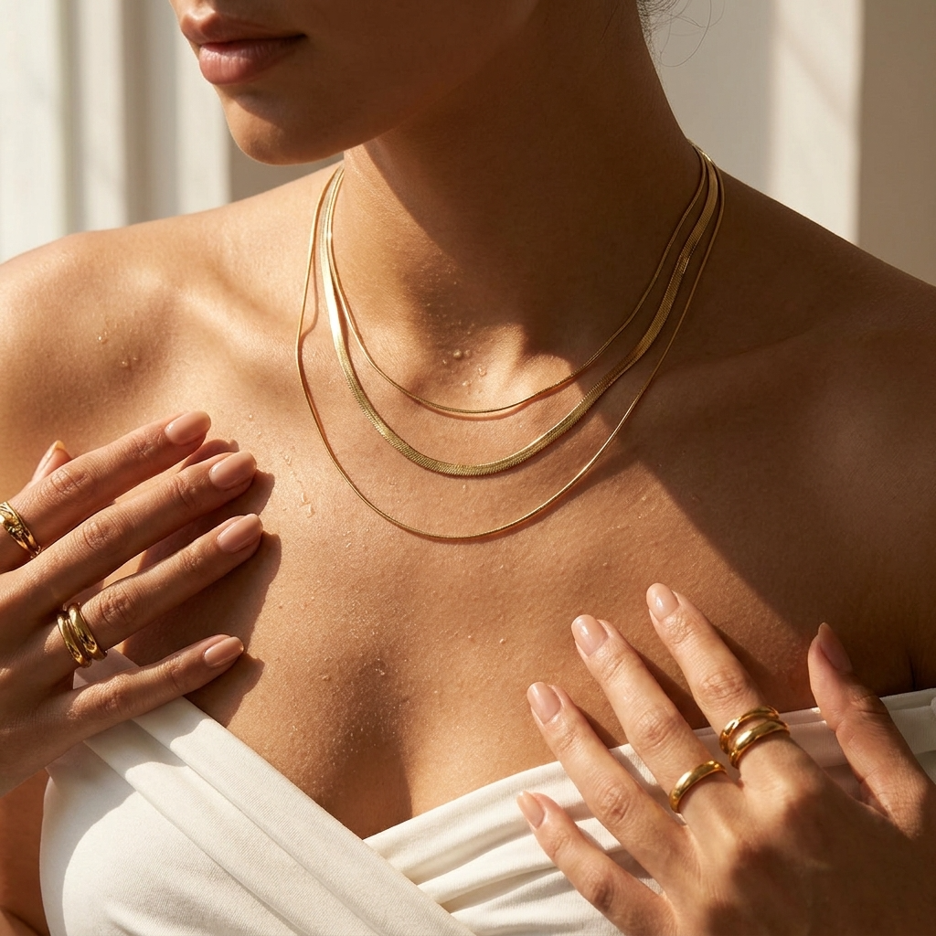 Zafina 18K Gold-Plated Stainless Steel Necklace