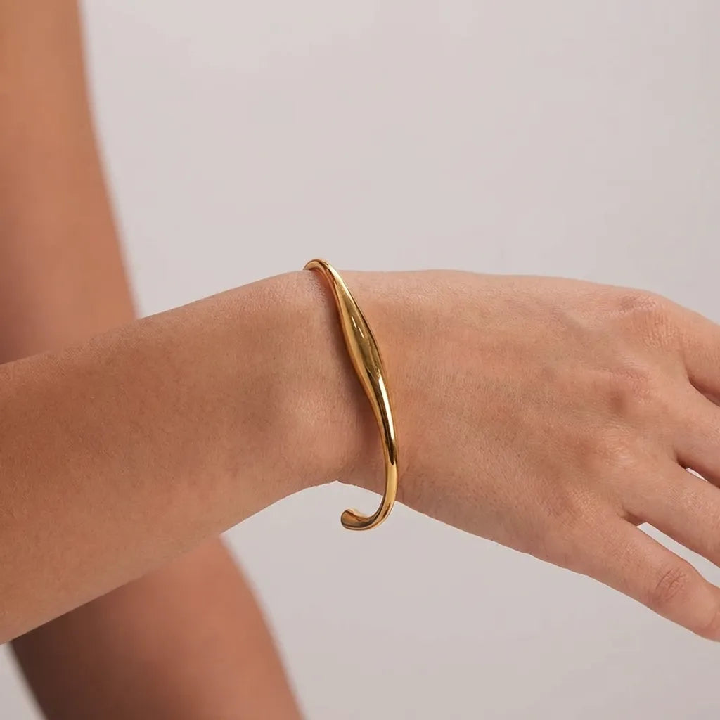 Tiffany 18K Gold-Plated Stainless Steel Bangle