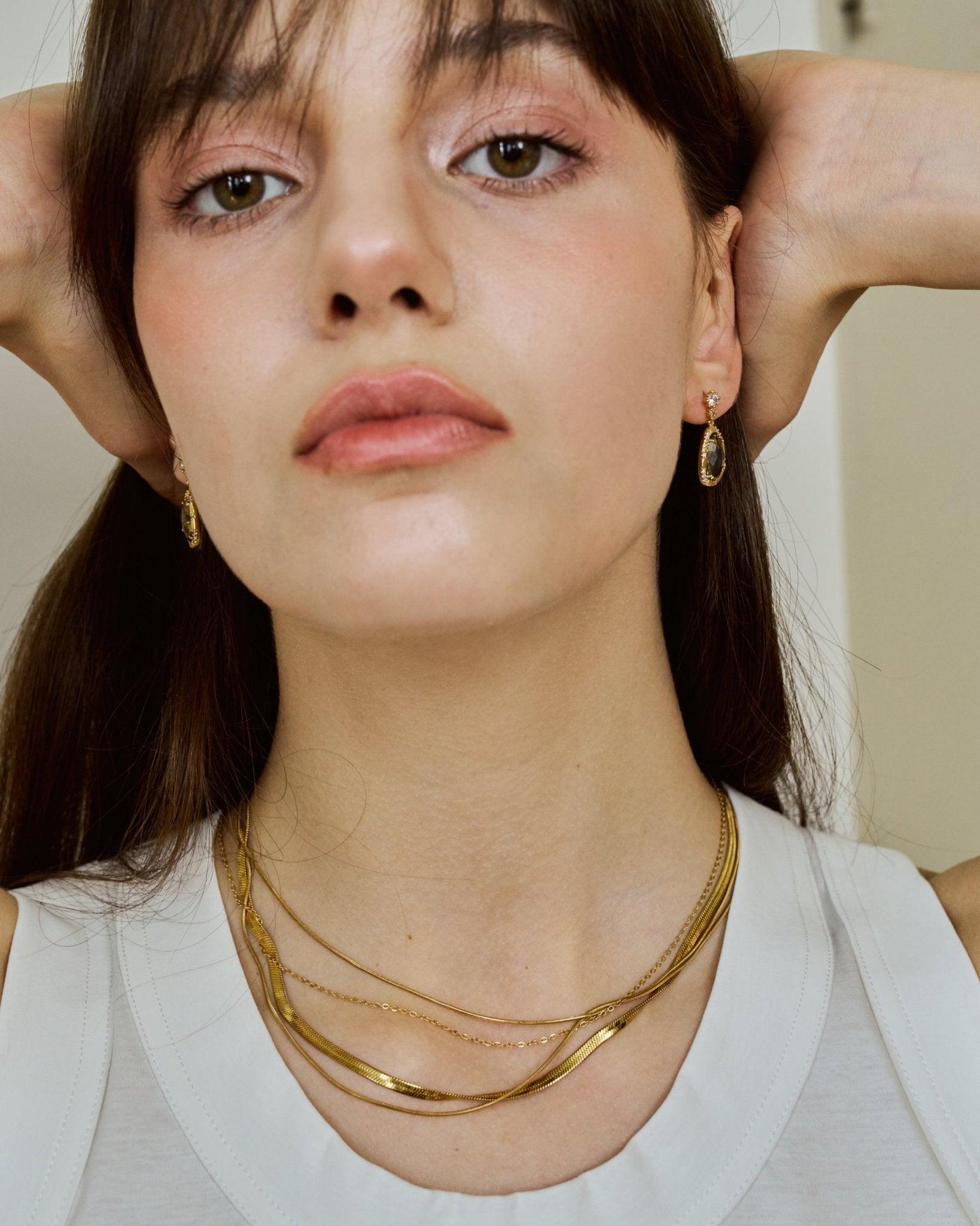 Verdant Dreams Star Earrings