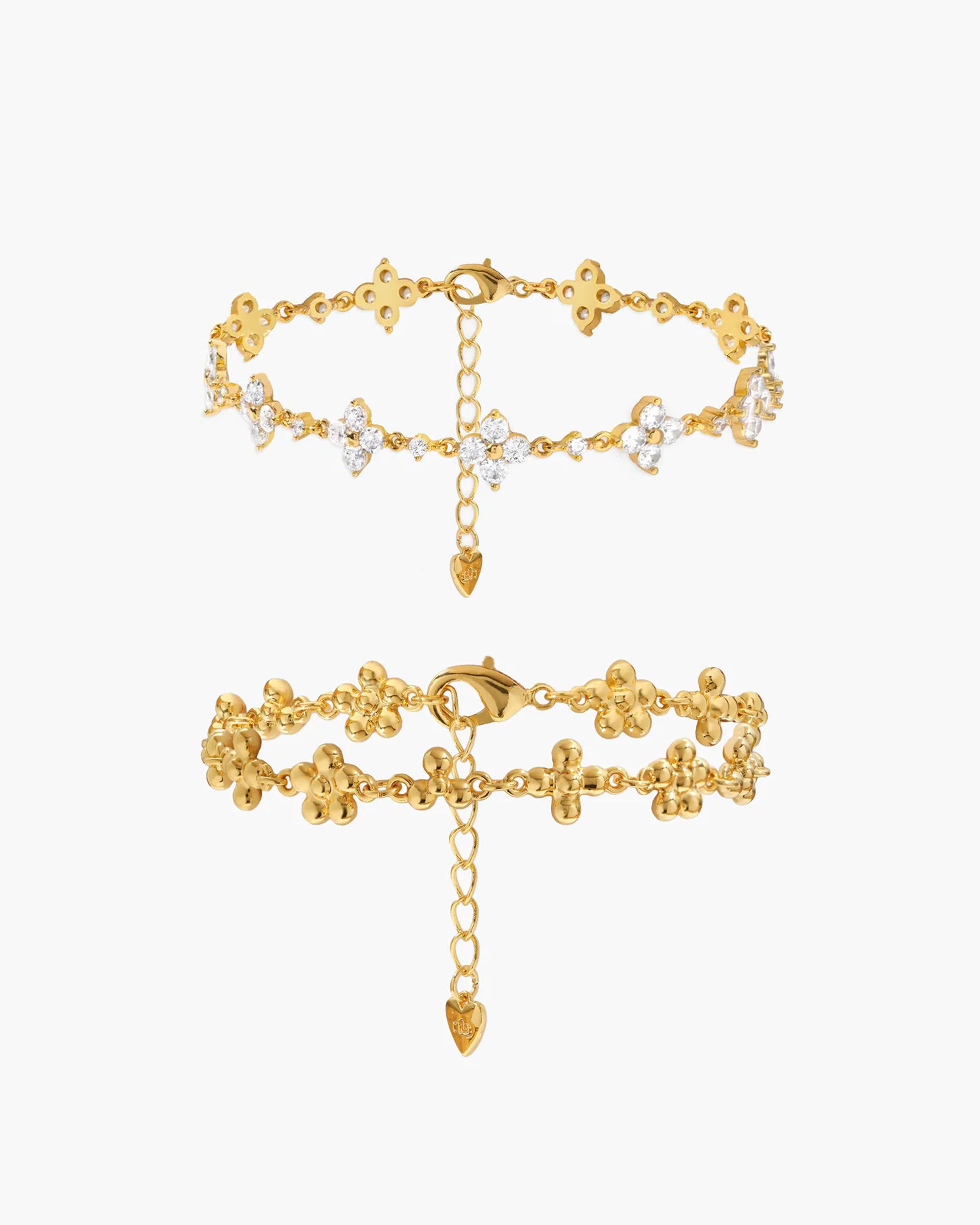 Daisy Molecule Layered Bracelet