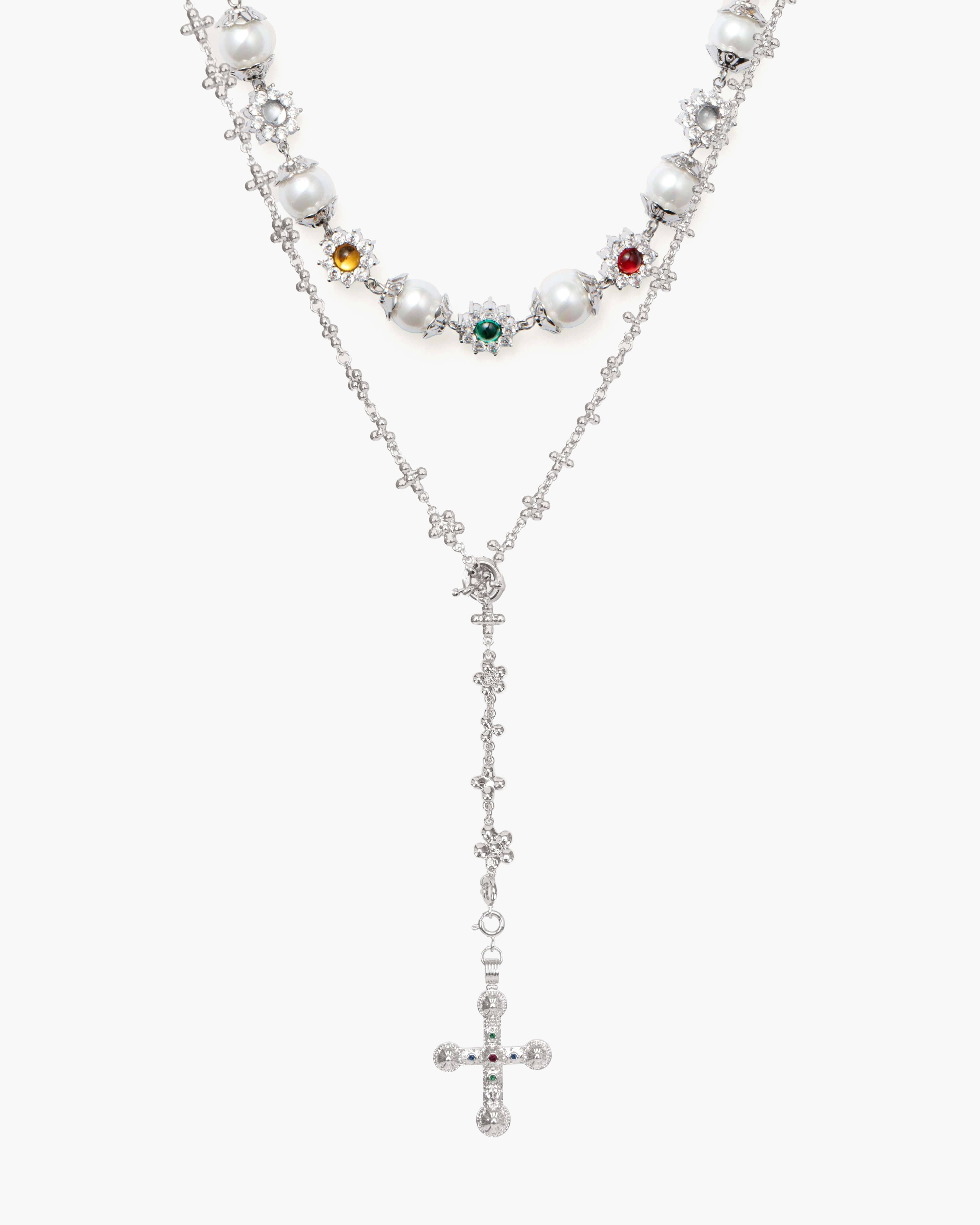 Daisy Pearl Necklace