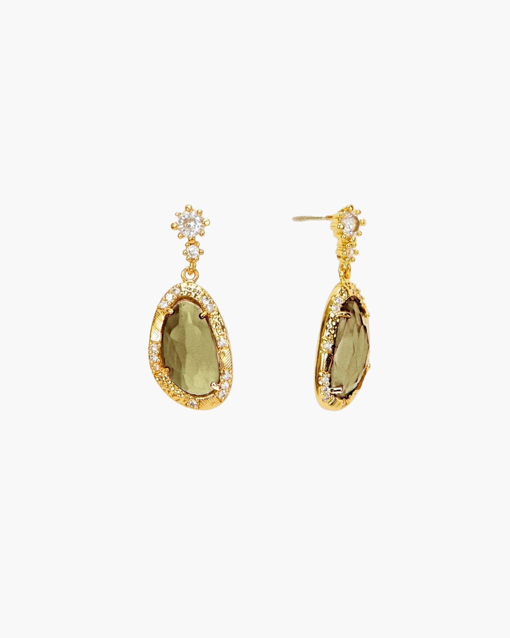 Verdant Dreams Star Earrings
