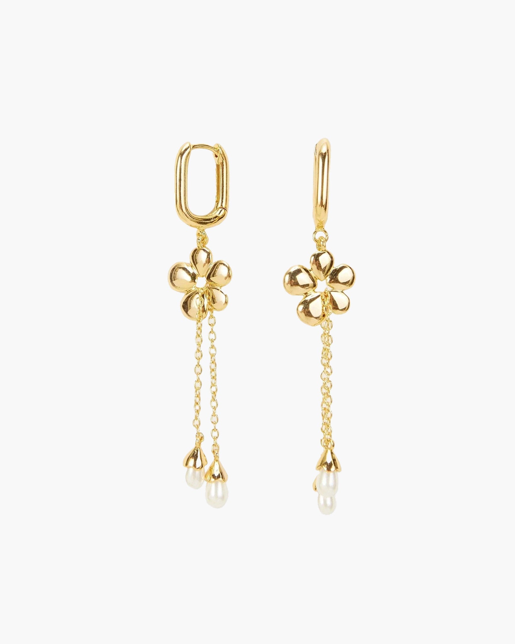 Camille Flower Drop Earrings