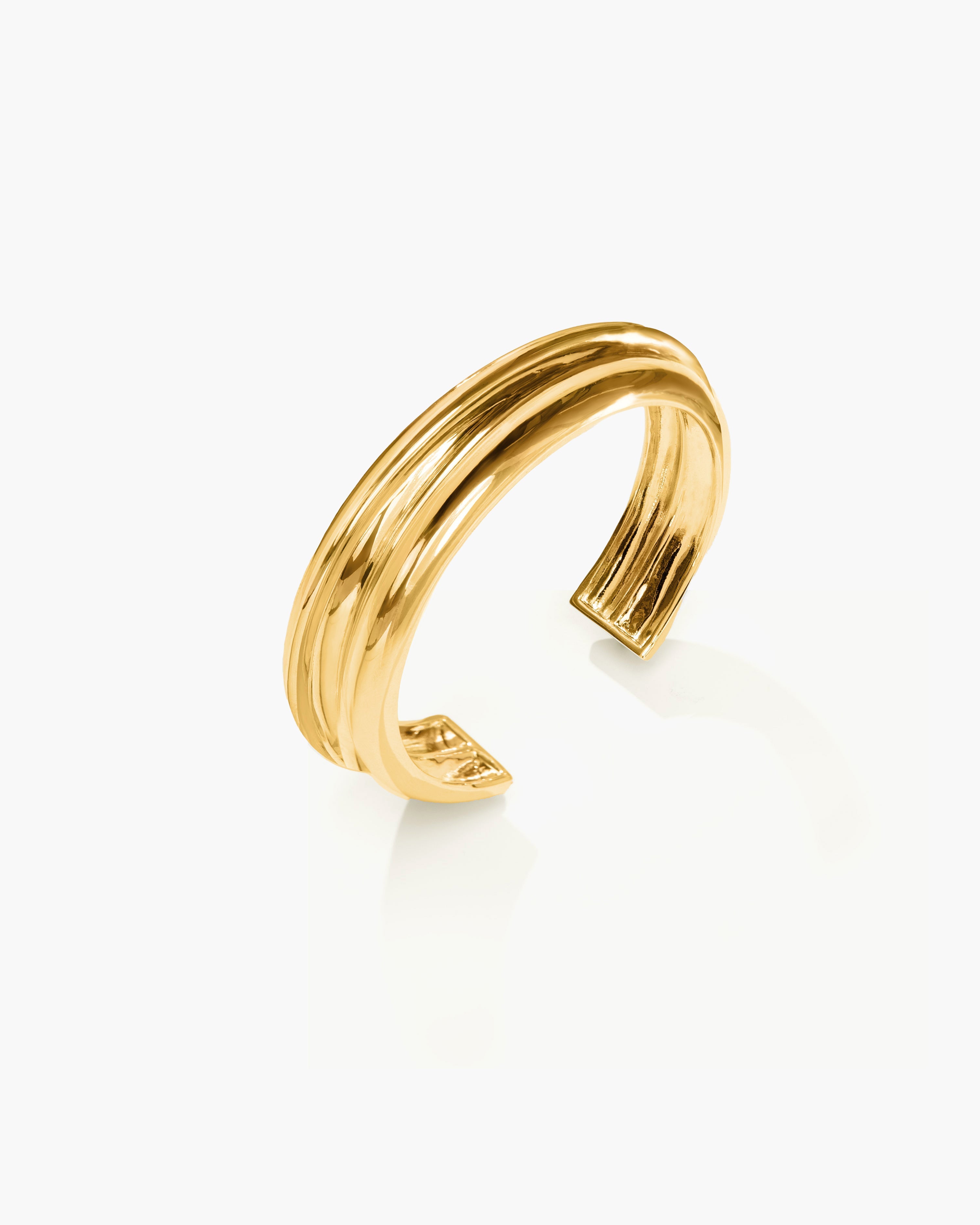Bangles on Bangles Gold-Tone Stacked Chunky Statement