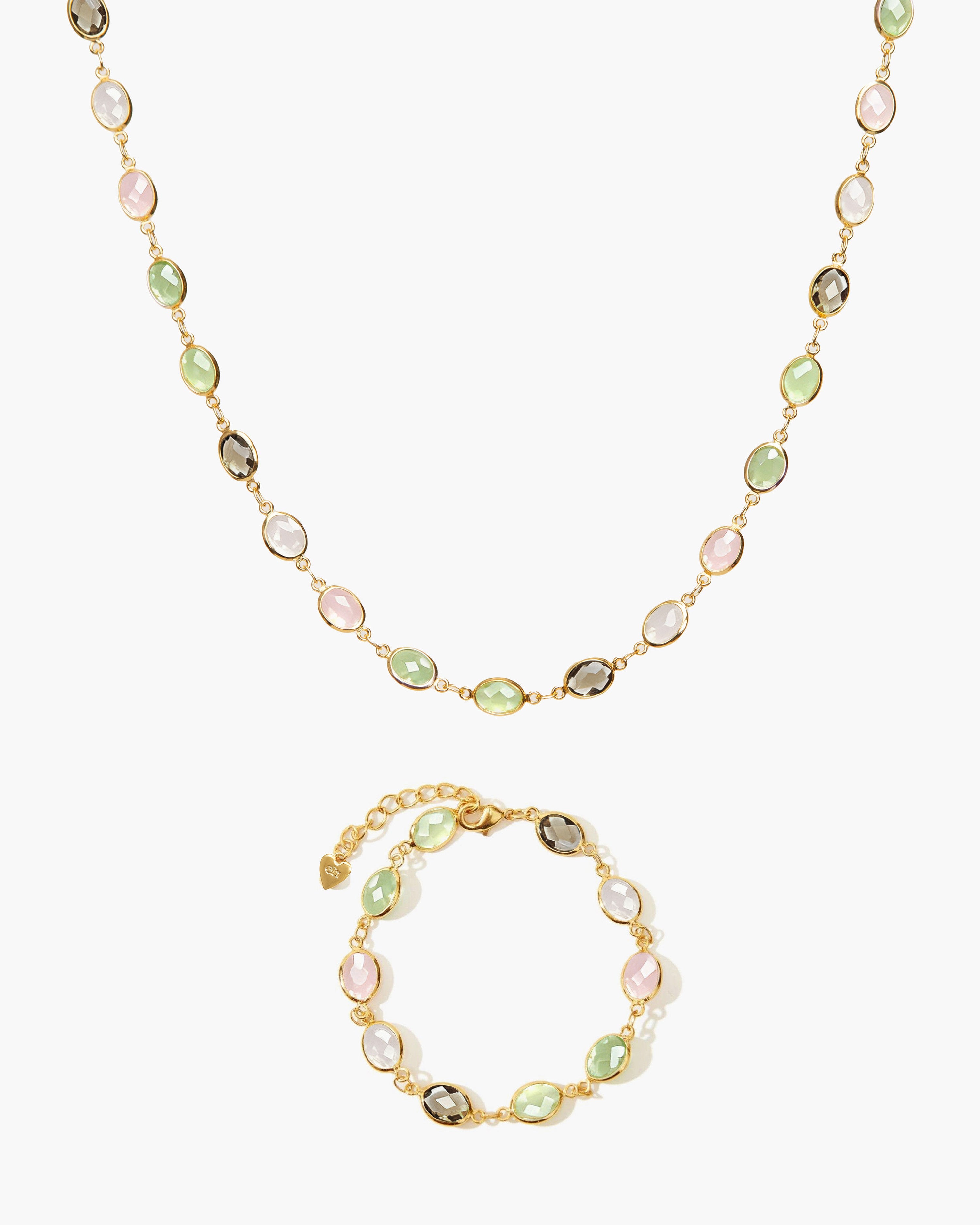 Whimsical Romance Stone Necklace