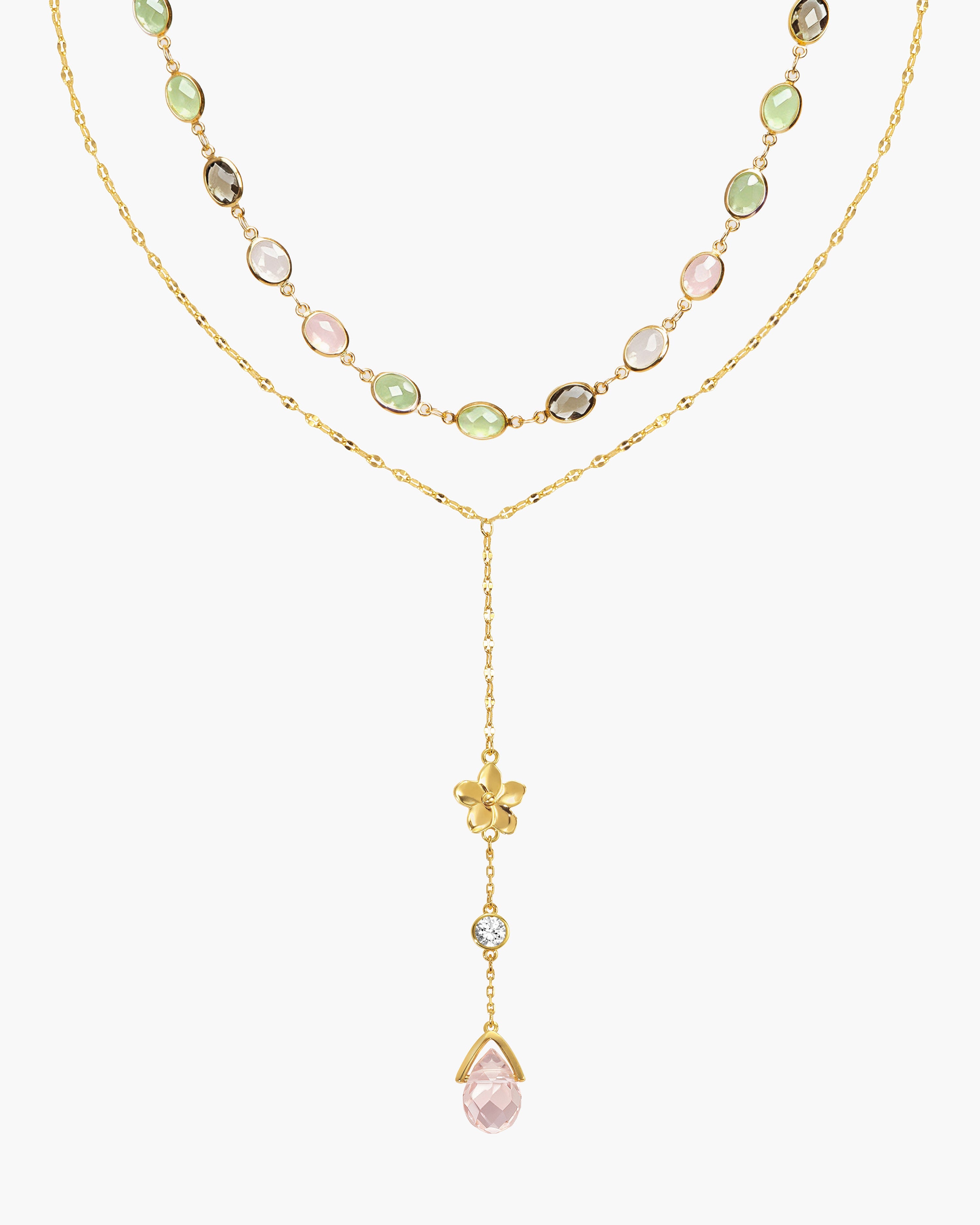 Whimsical Romance Stone Necklace