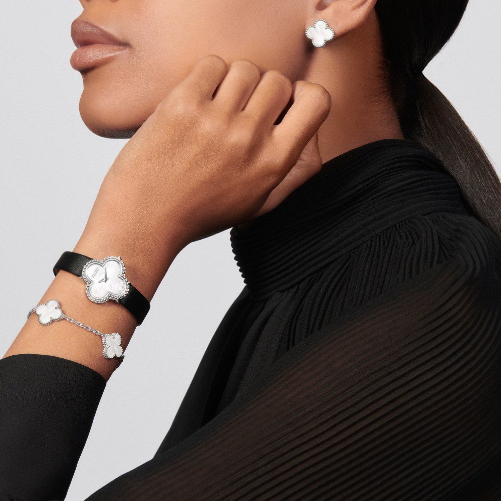 Clover Leaf Bracelet, 925 Silver, 18k Gold Plated - image 18 of 36