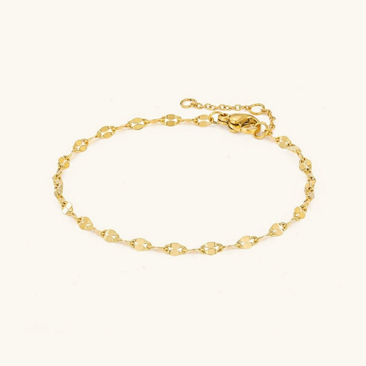 Charlotte Chain Stainless Steel Anklet
