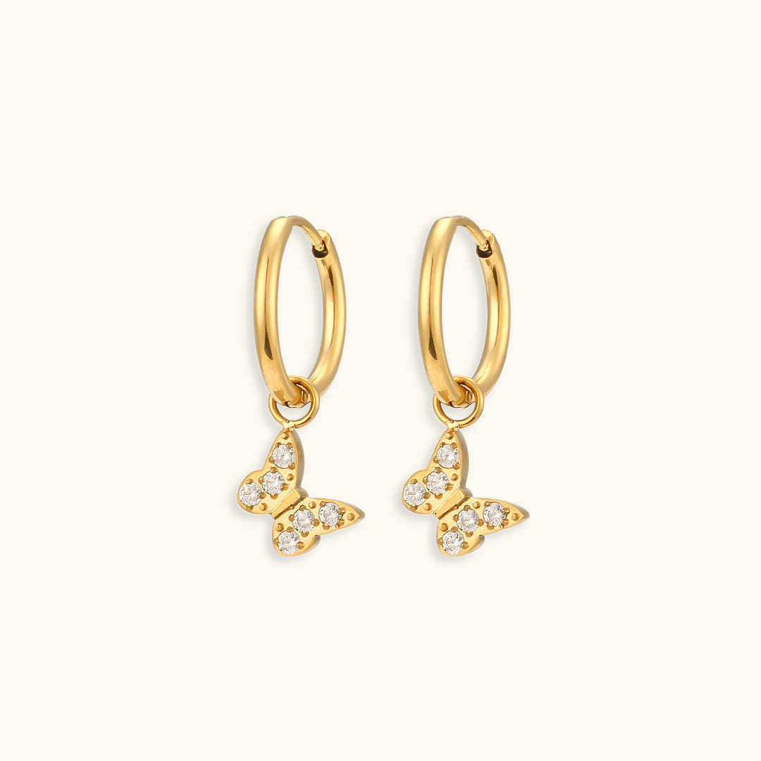 Margaret 18K Gold-Plated Stainless Steel Earrings