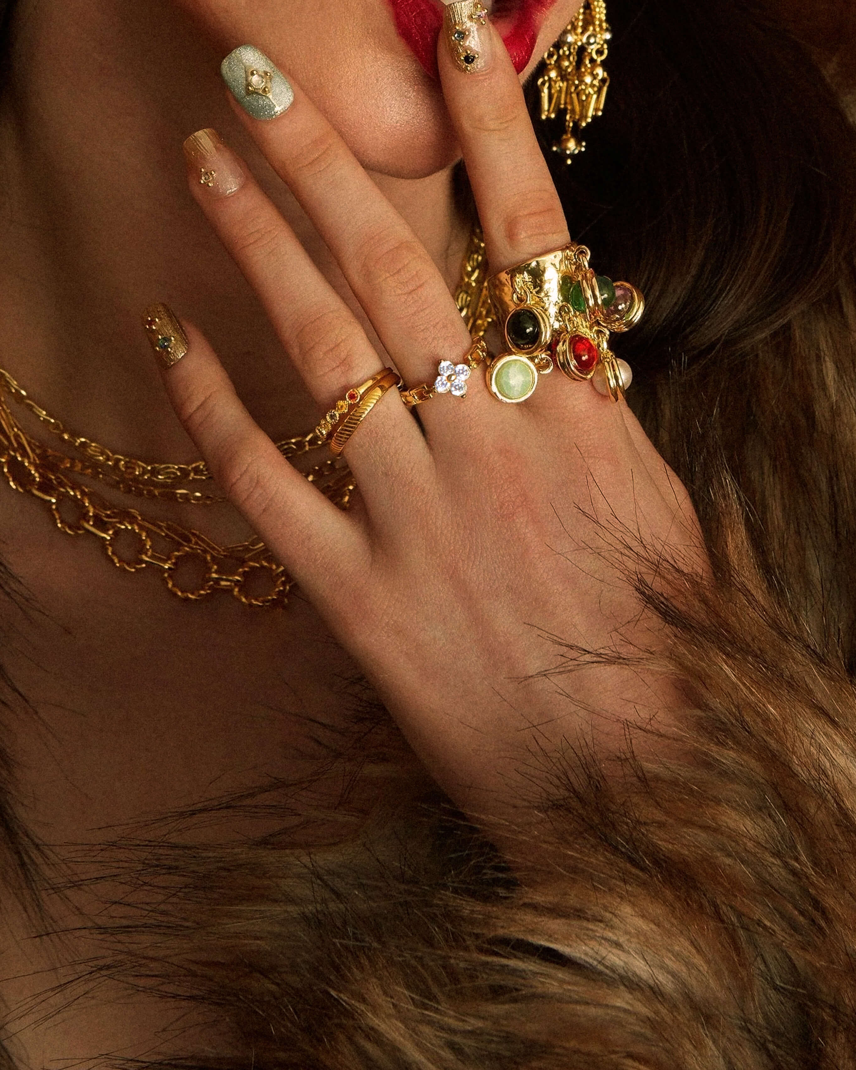 Lucky Clover Gold-Tone Ring