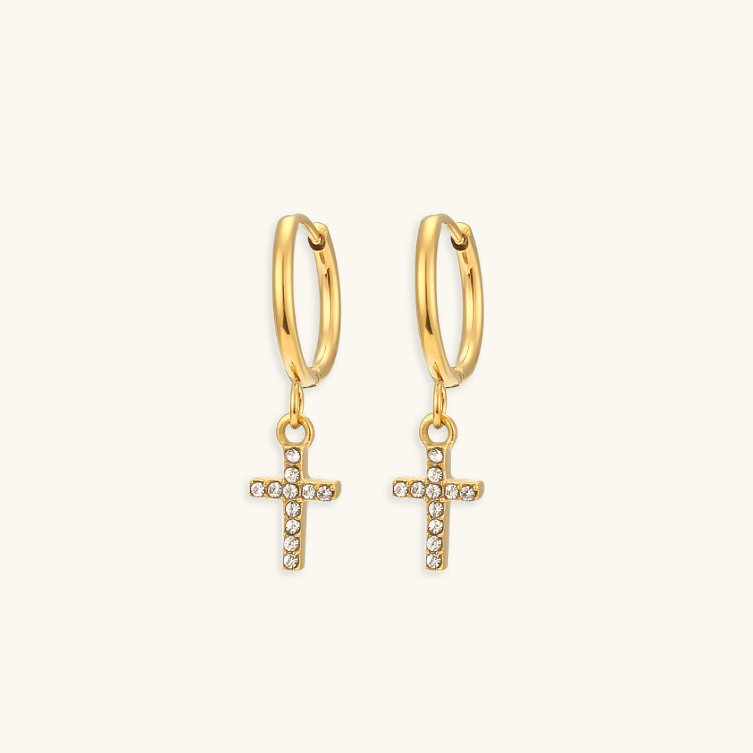 Margaret 18K Gold-Plated Stainless Steel Earrings