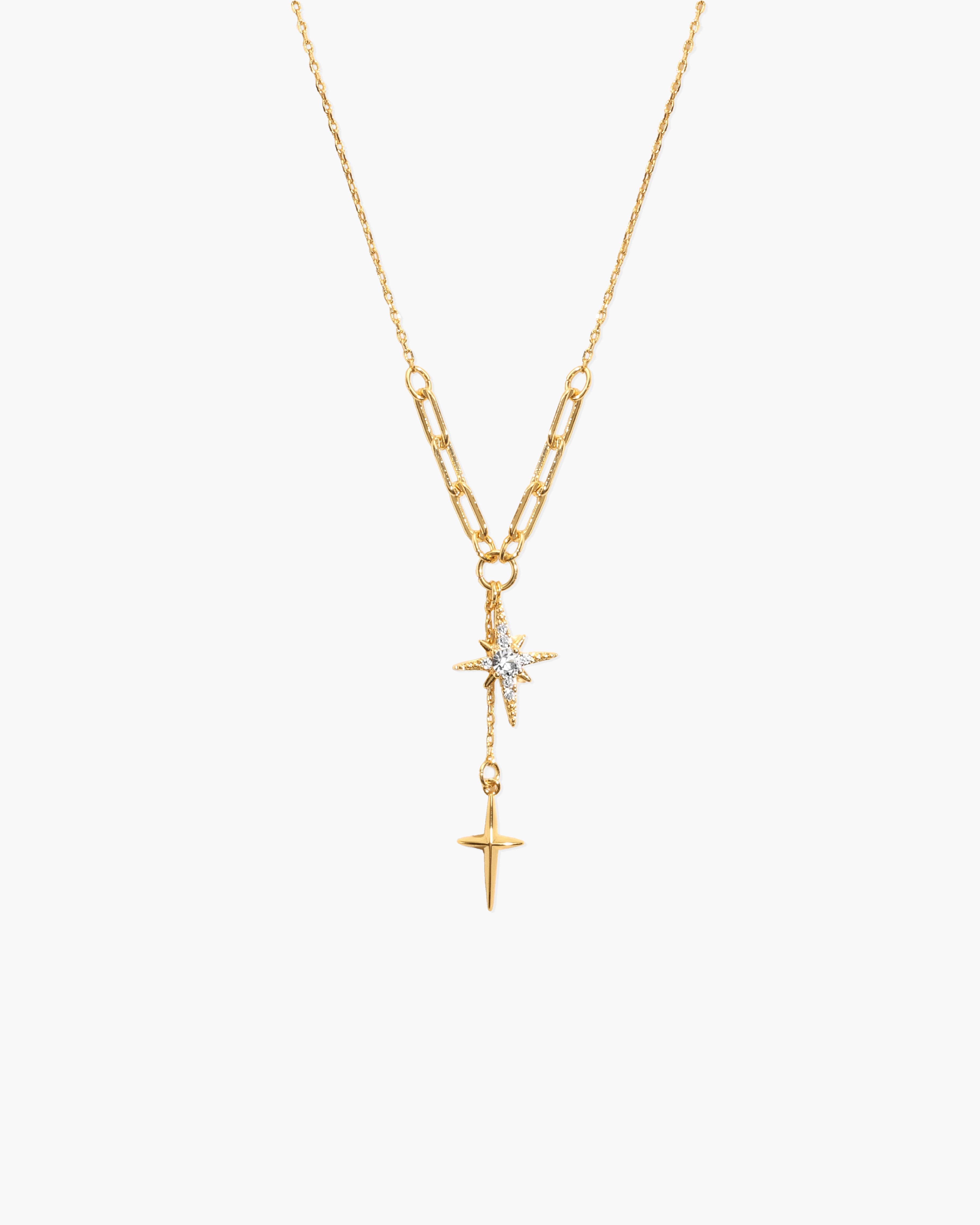 Melissa Silver Star Silver-Tone Necklace