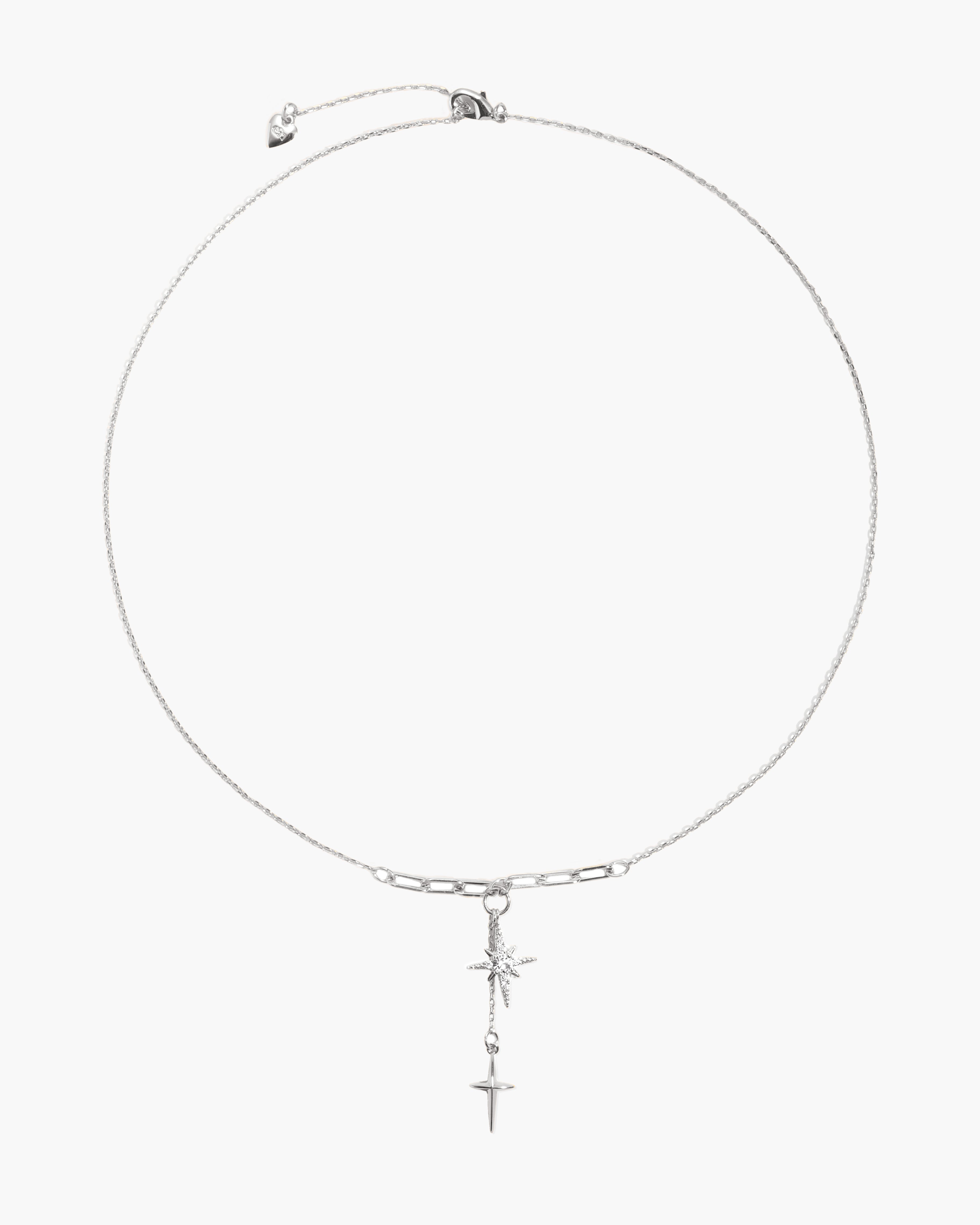 Melissa Silver Star Silver-Tone Necklace