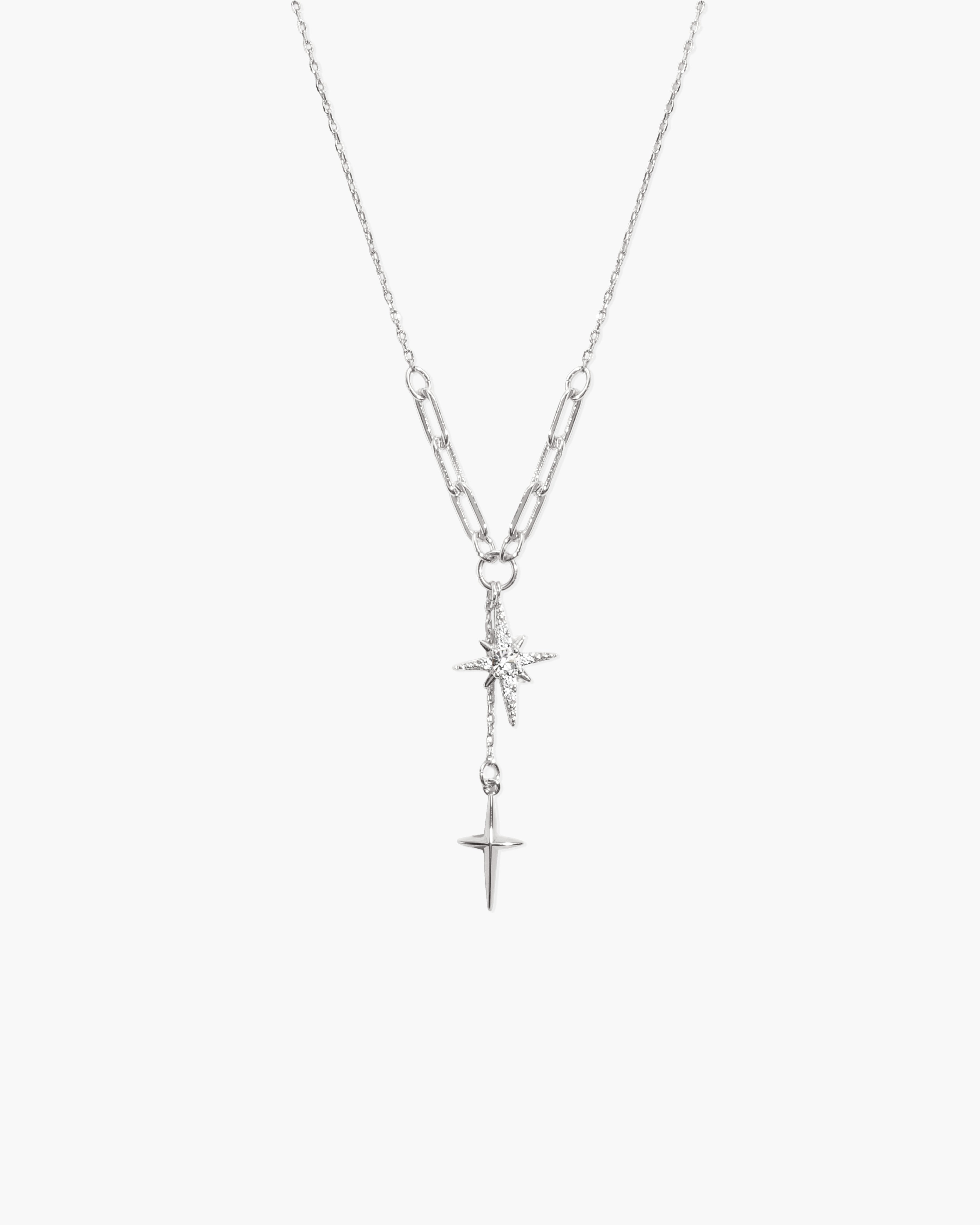 Melissa Silver Star Silver-Tone Necklace