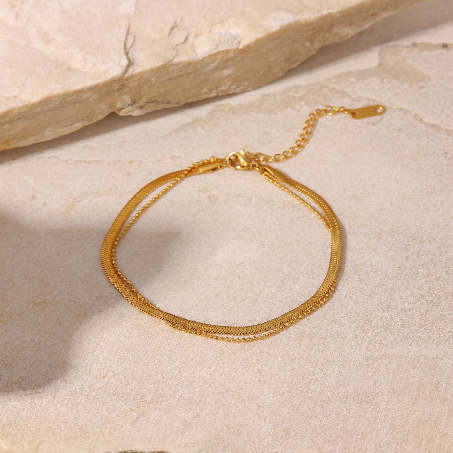 Frida 18K Gold-Plated Stainless Steel Anklet