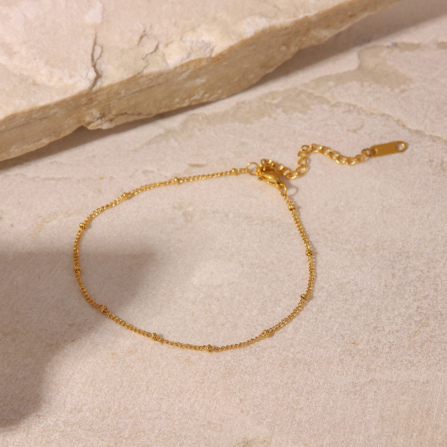 Wren 18K Gold-Plated Stainless Steel Anklet