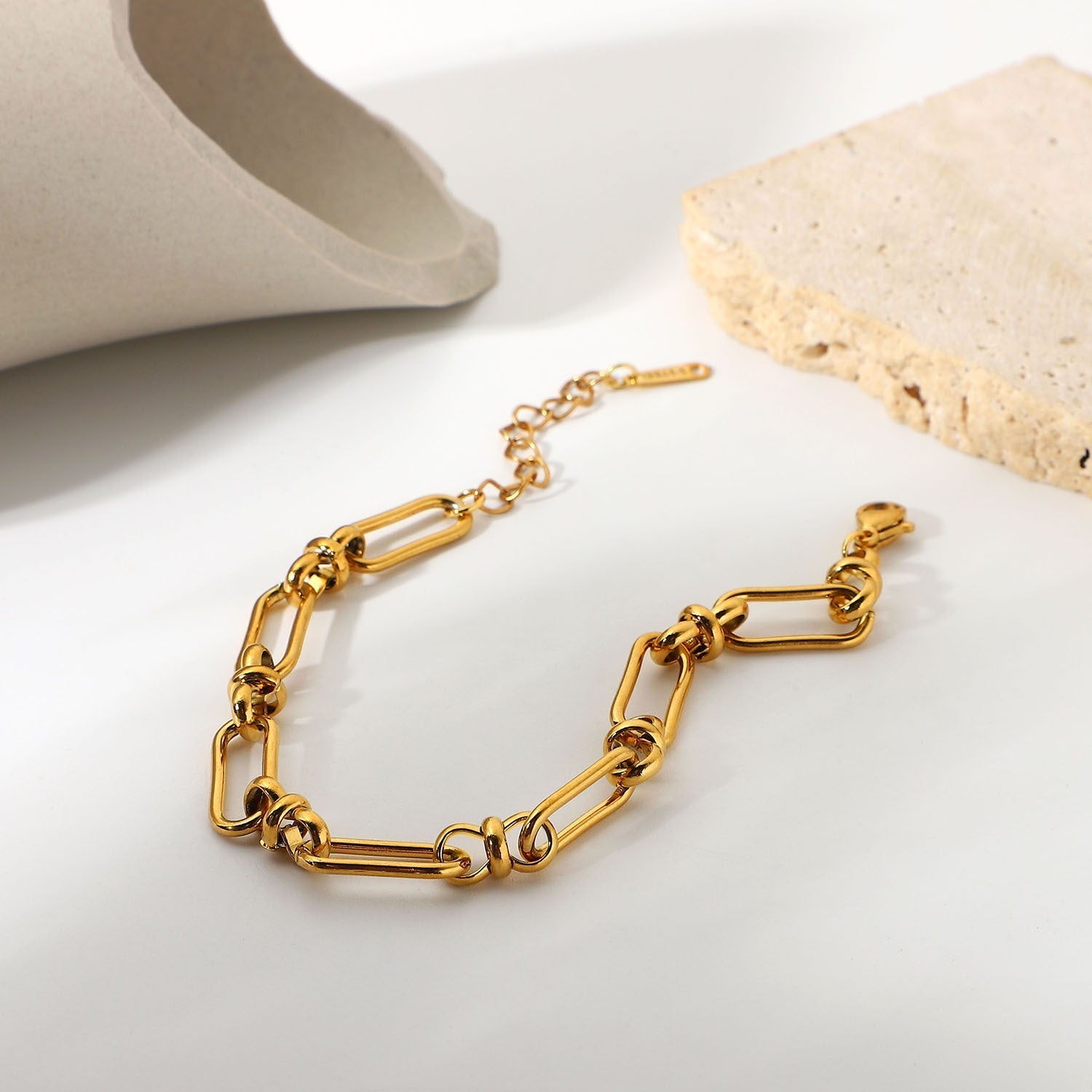 Christina 18K Gold-Plated Stainless Steel Bracelet