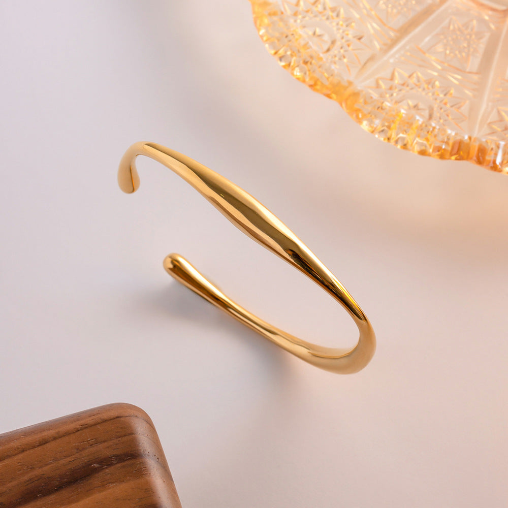 Tiffany 18K Gold-Plated Stainless Steel Bangle