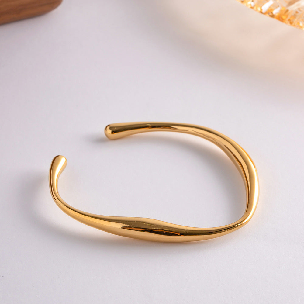 Tiffany 18K Gold-Plated Stainless Steel Bangle