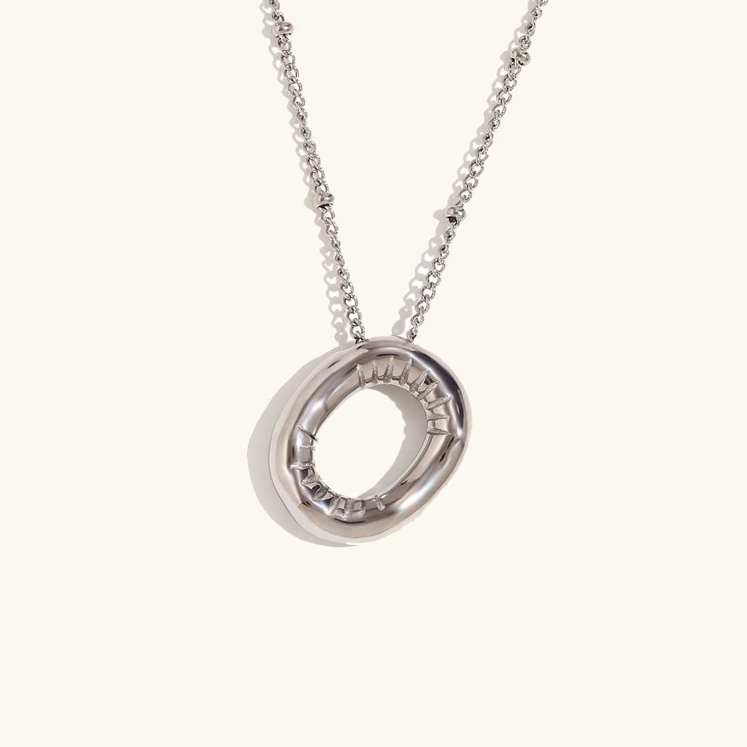 Balloon Initial 18K Gold-Plated Stainless Steel Necklace