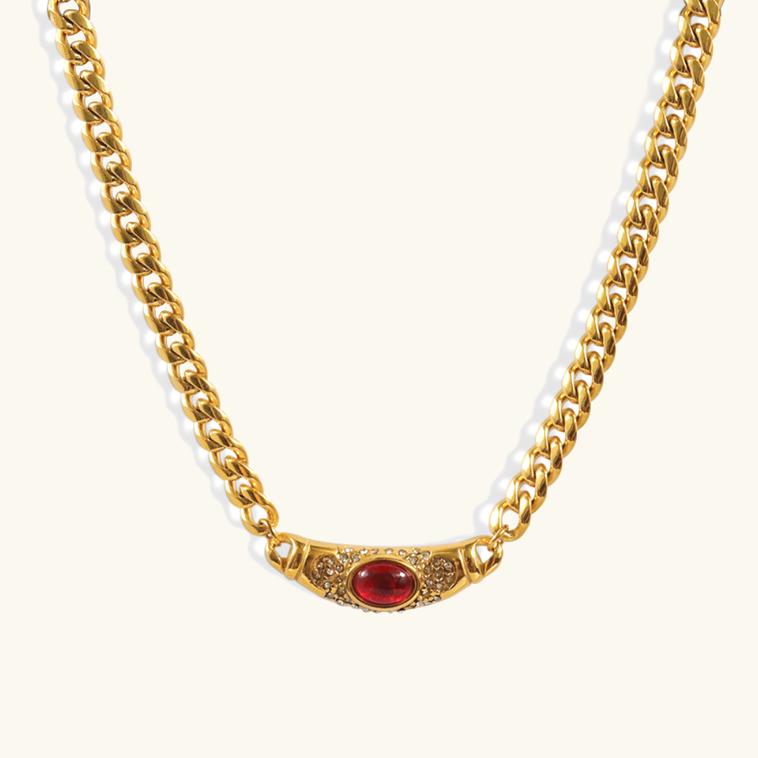 Vintage Isabella 18K Gold-Plated Stainless Steel Necklace