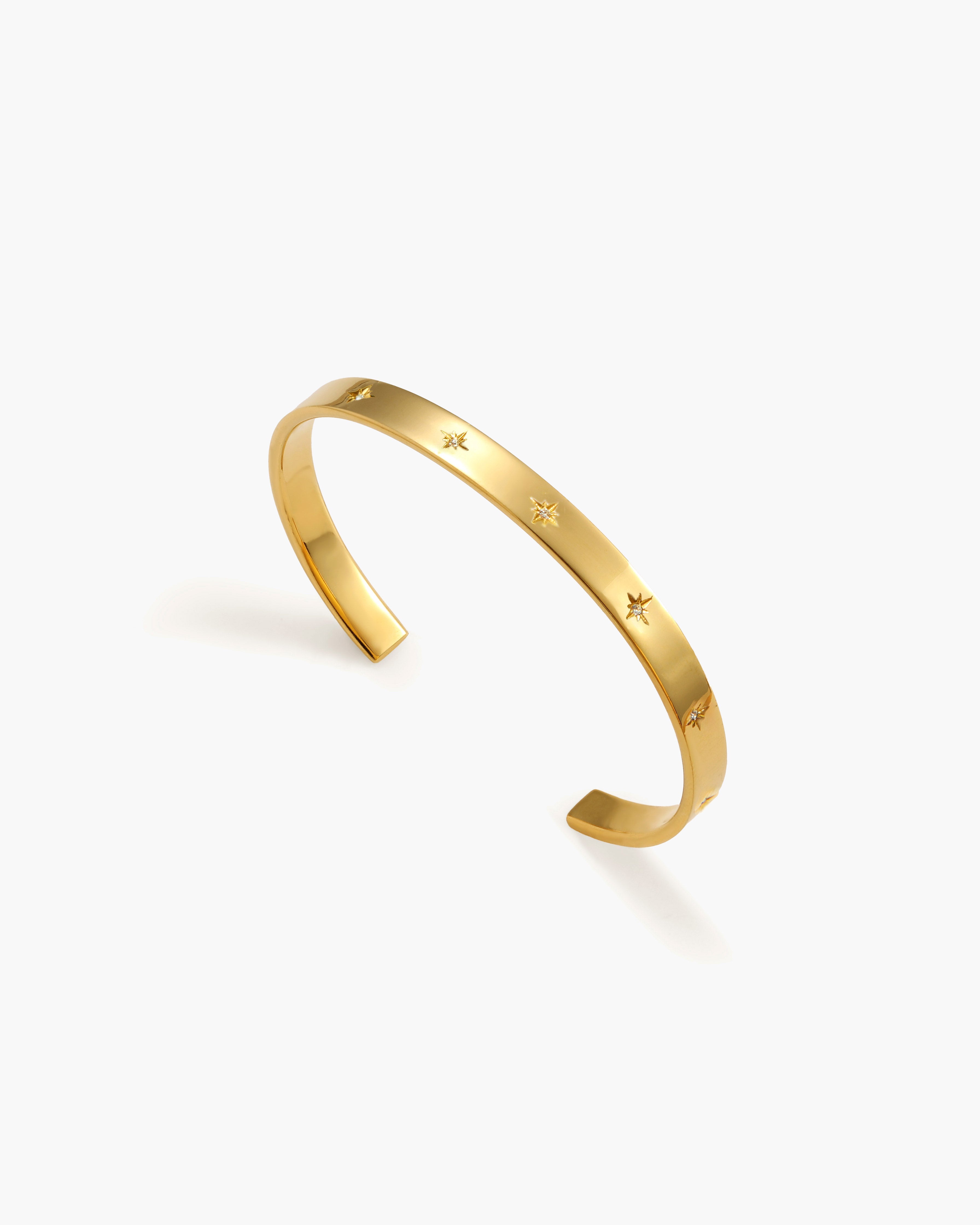 Sunset Boulevard CZ Star Bangle