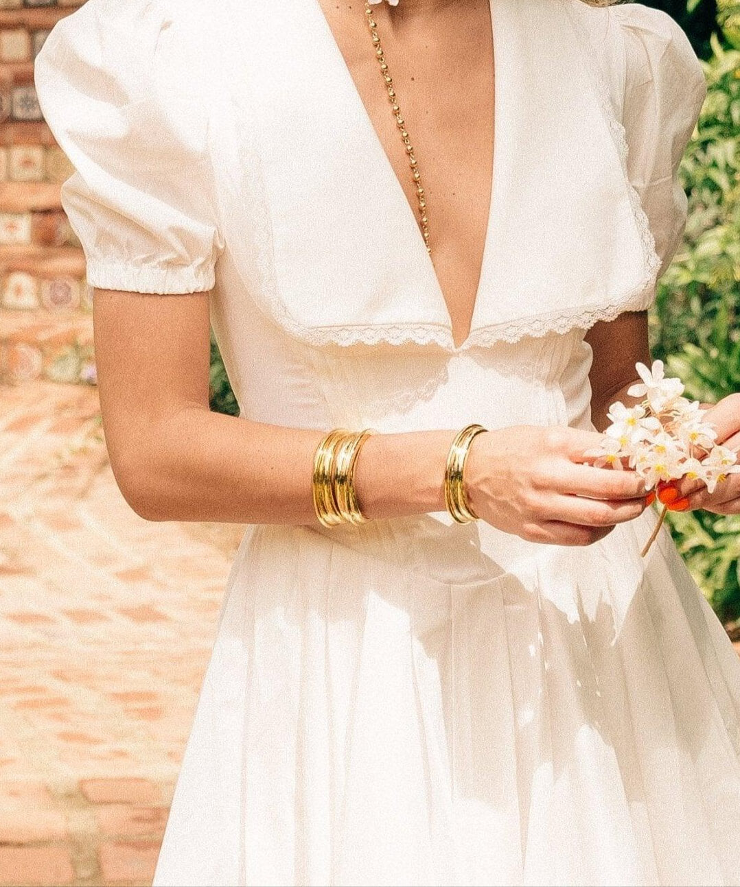 Bangles on Bangles Gold-Tone Stacked Chunky Statement