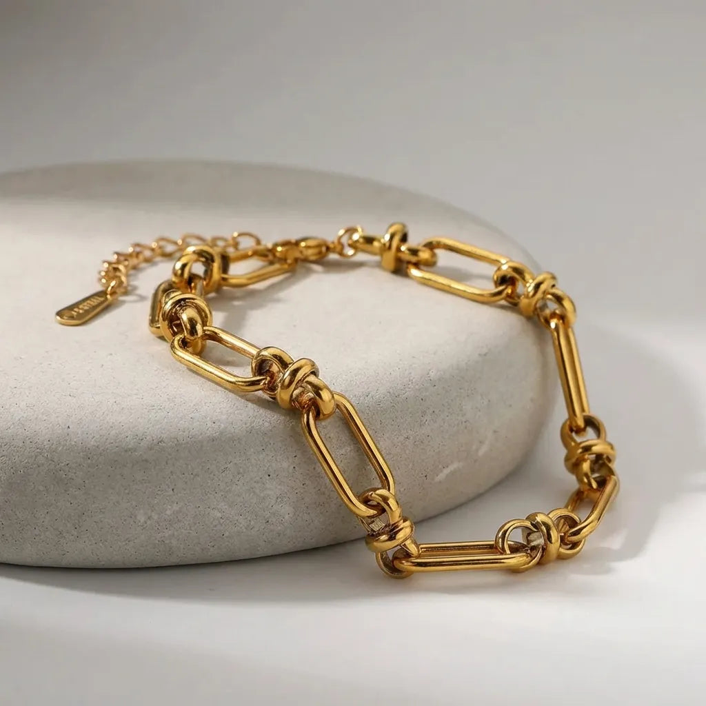 Christina 18K Gold-Plated Stainless Steel Bracelet