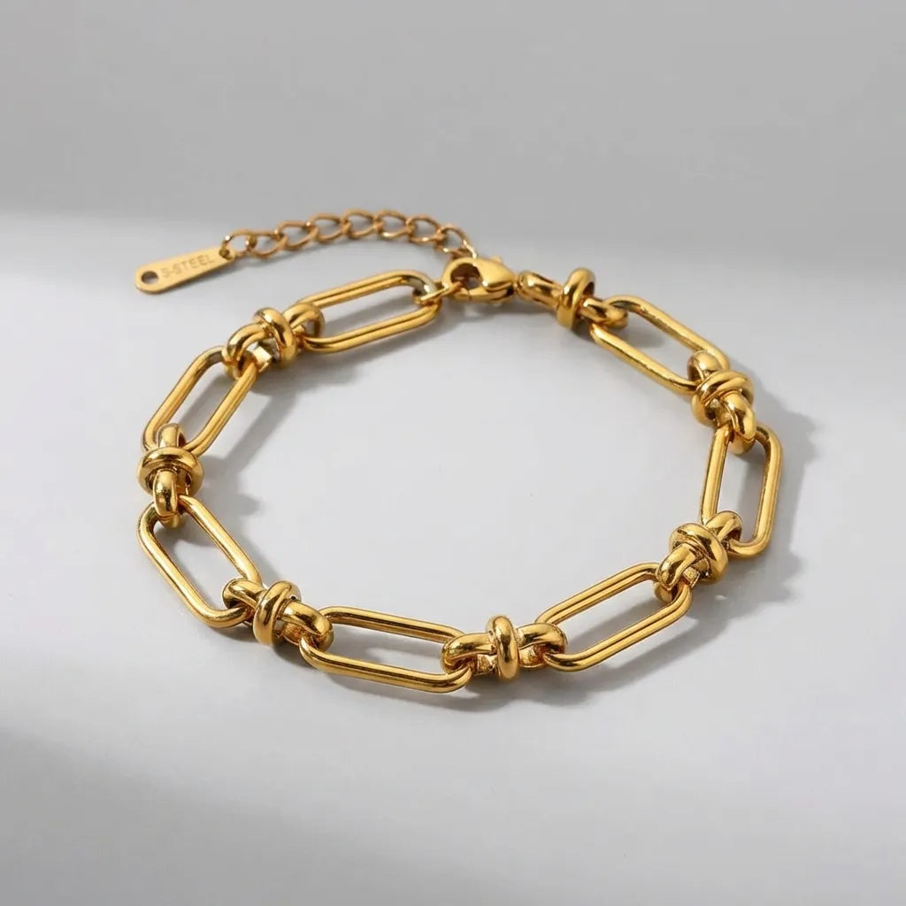 Christina 18K Gold-Plated Stainless Steel Bracelet