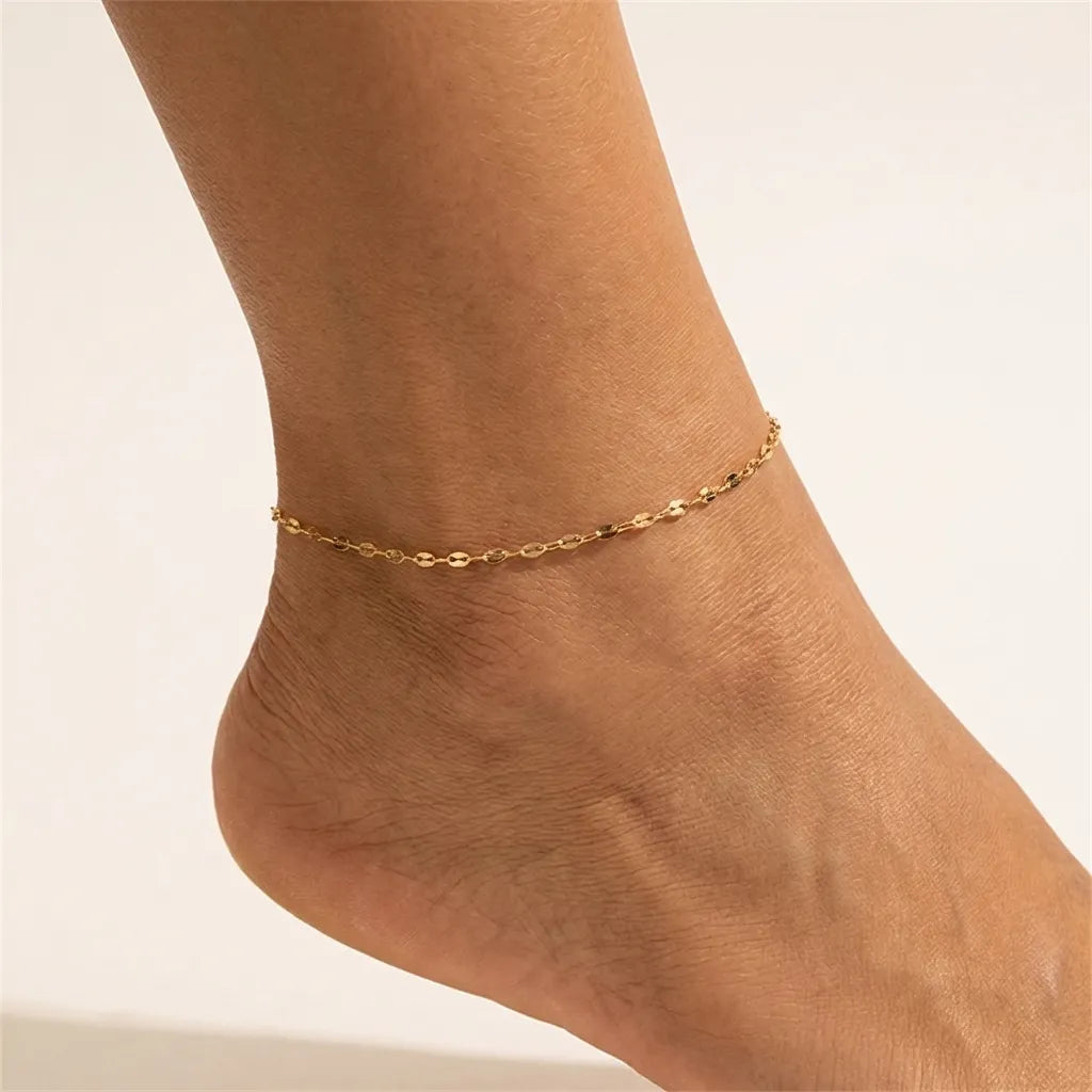 Charlotte Chain Stainless Steel Anklet
