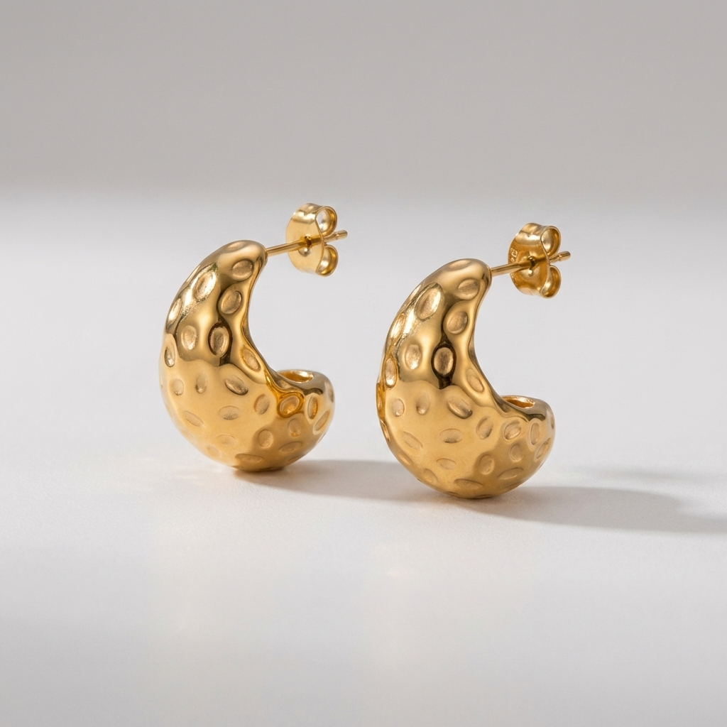 Eira 18K Gold-Plated Stainless Steel Earrings