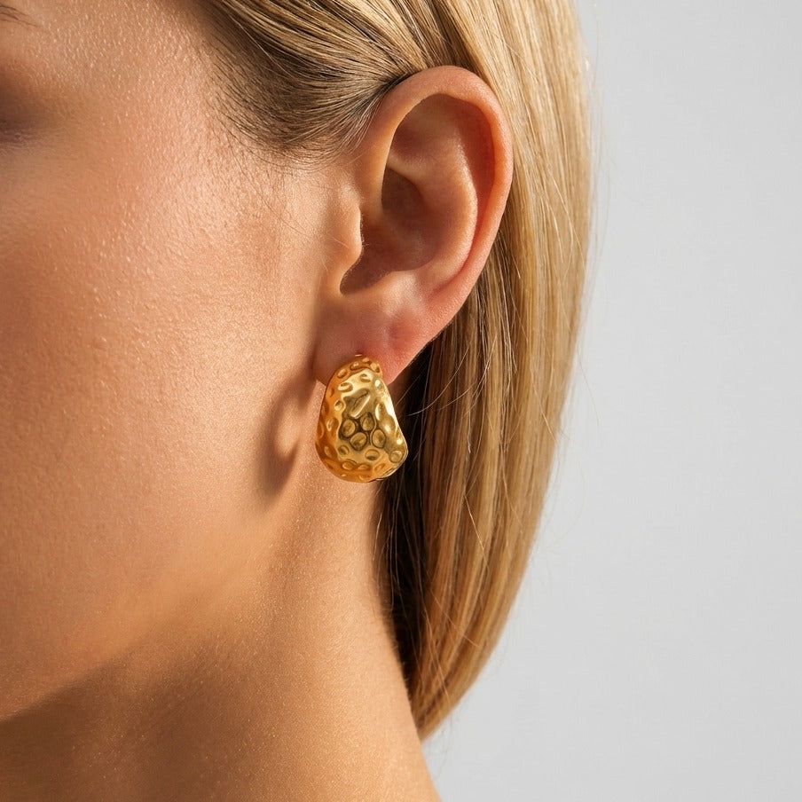 Eira 18K Gold-Plated Stainless Steel Earrings