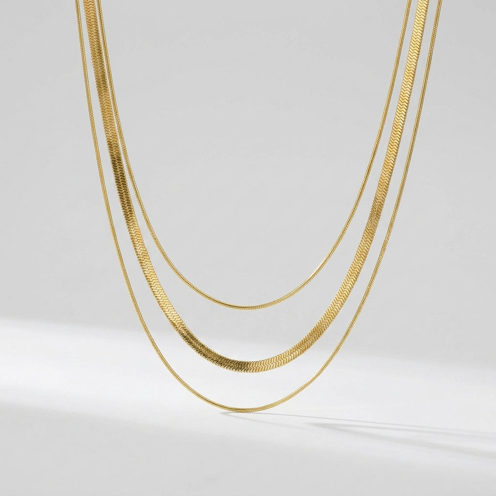 Zafina 18K Gold-Plated Stainless Steel Necklace