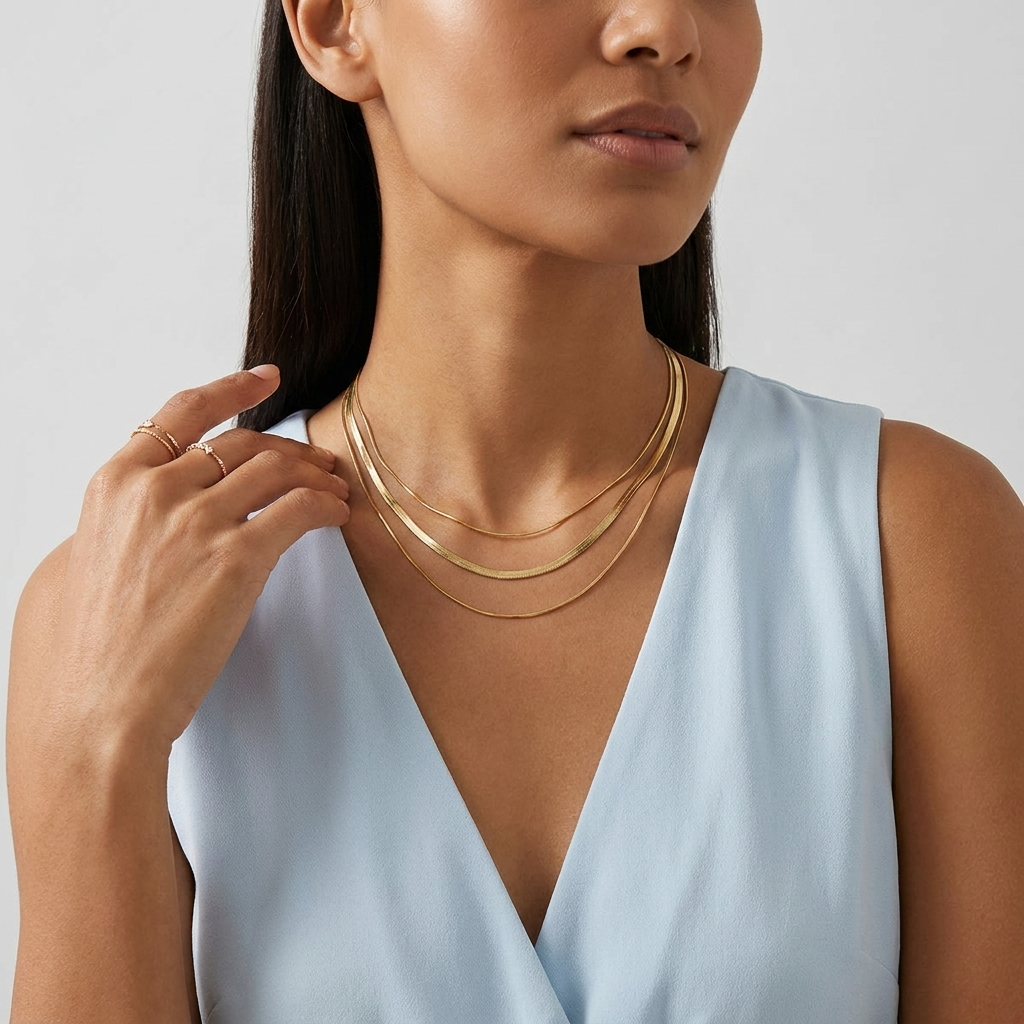 Zafina 18K Gold-Plated Stainless Steel Necklace