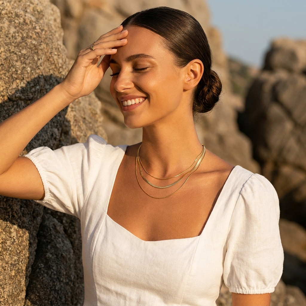 Zafina 18K Gold-Plated Stainless Steel Necklace