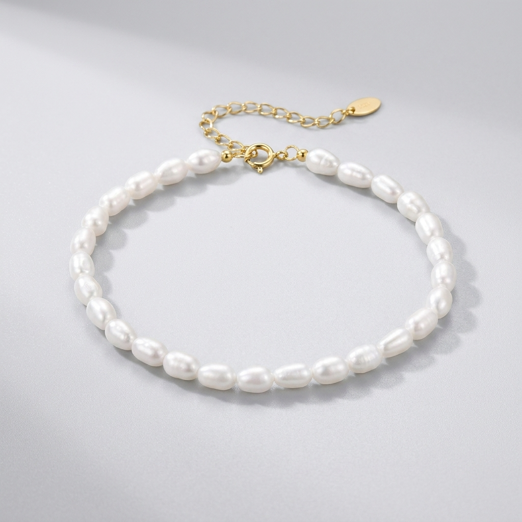 Olivia Pearl Stainless Steel Bracelet