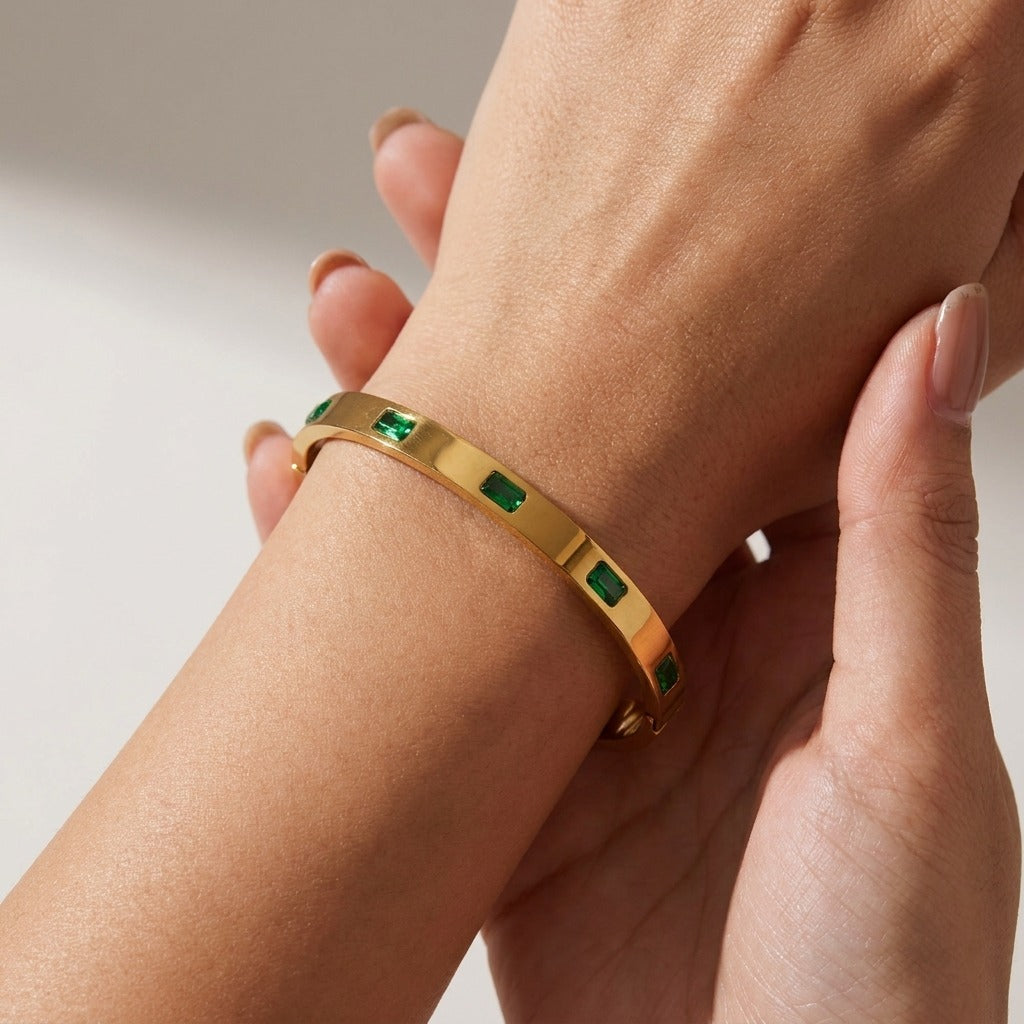 Hannah 18K Gold-Plated Stainless Steel Bracelet