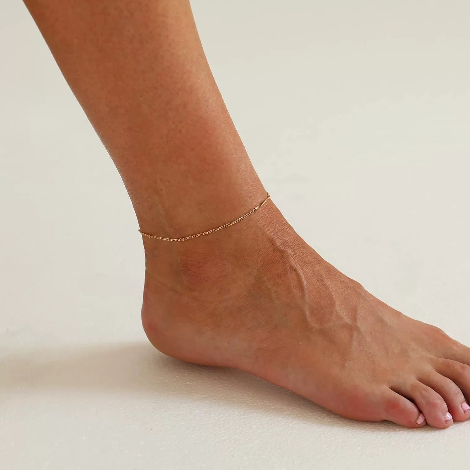 Wren 18K Gold-Plated Stainless Steel Anklet