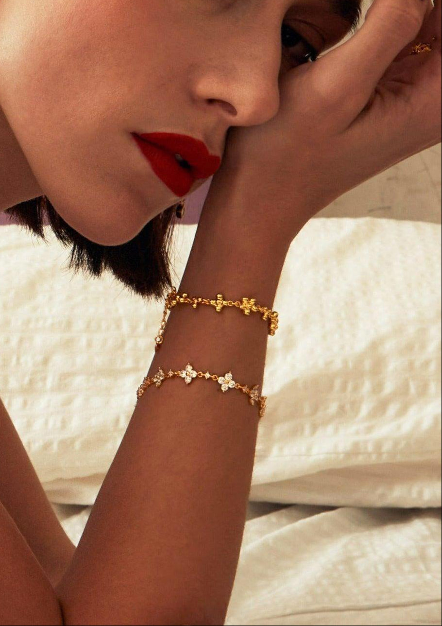 Sparkle Clover Bracelet