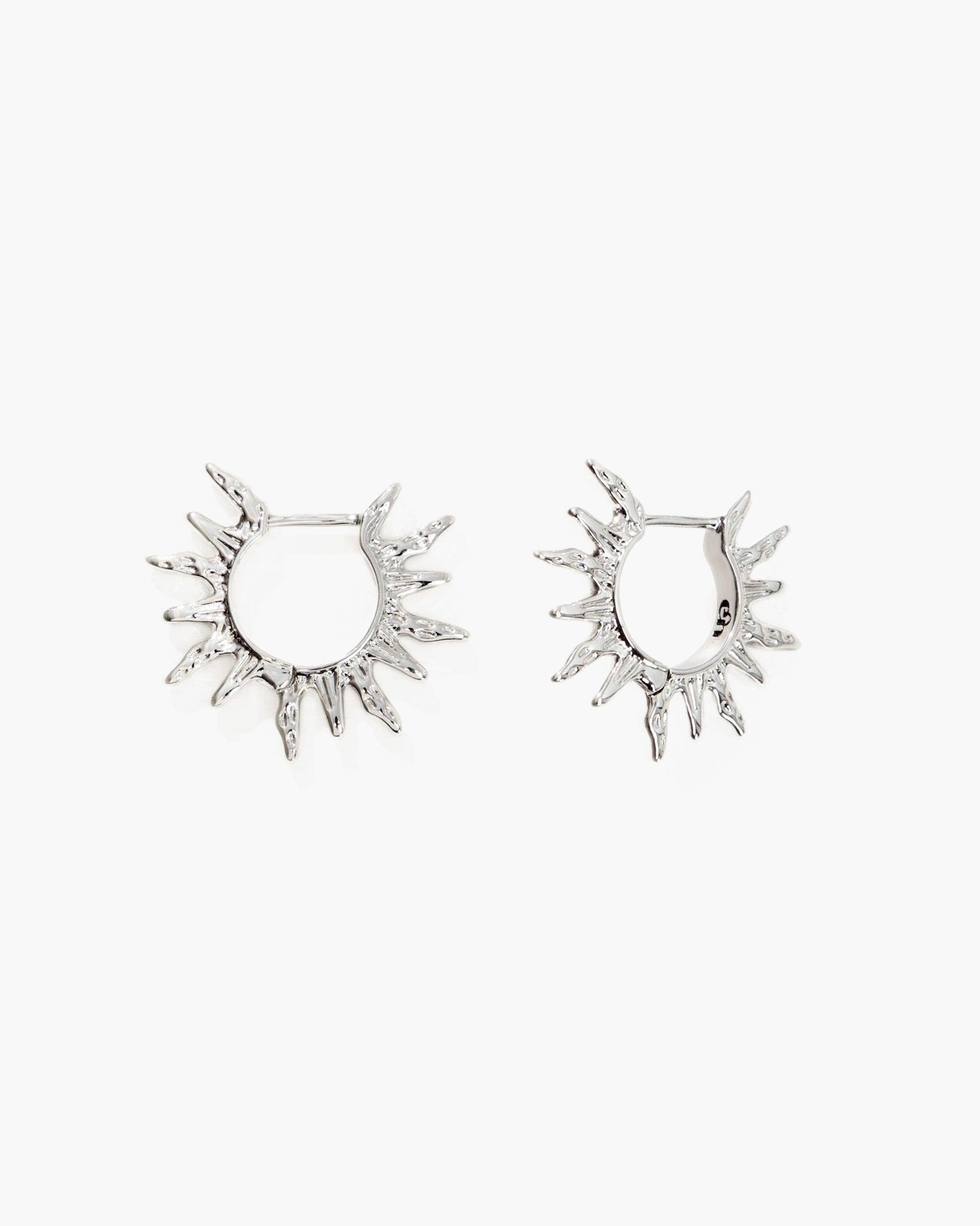 Sun Hoop Earrings