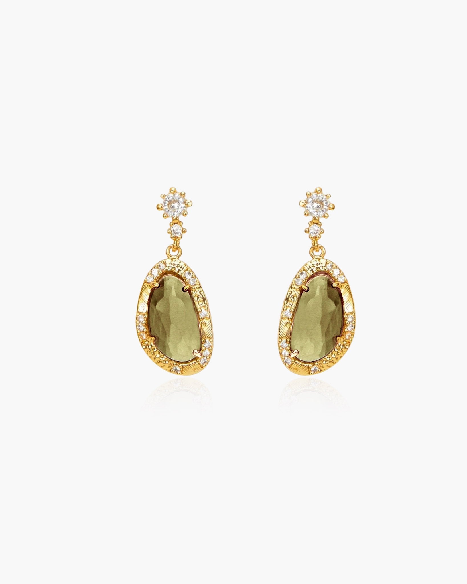Verdant Dreams Star Earrings