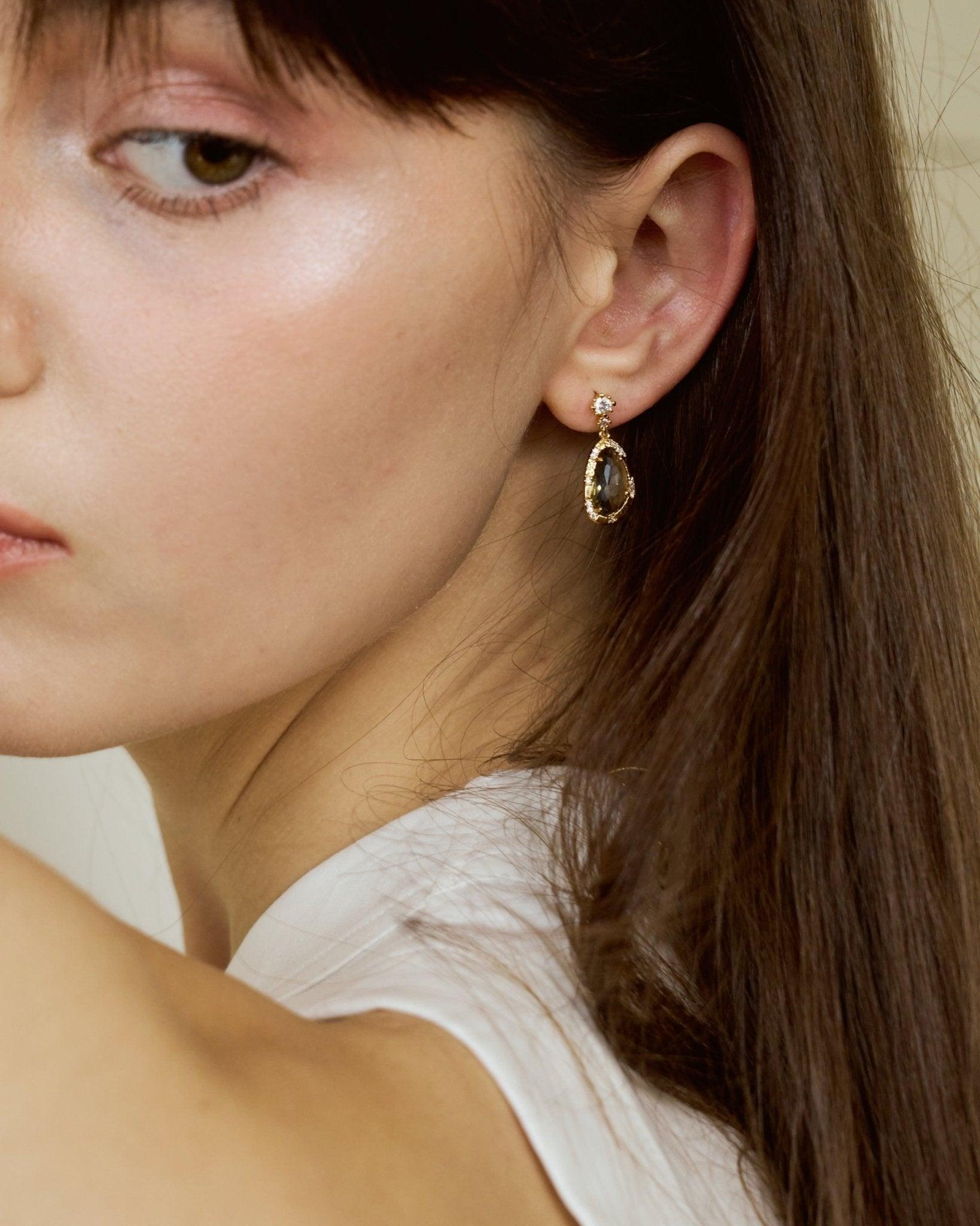 Verdant Dreams Star Earrings