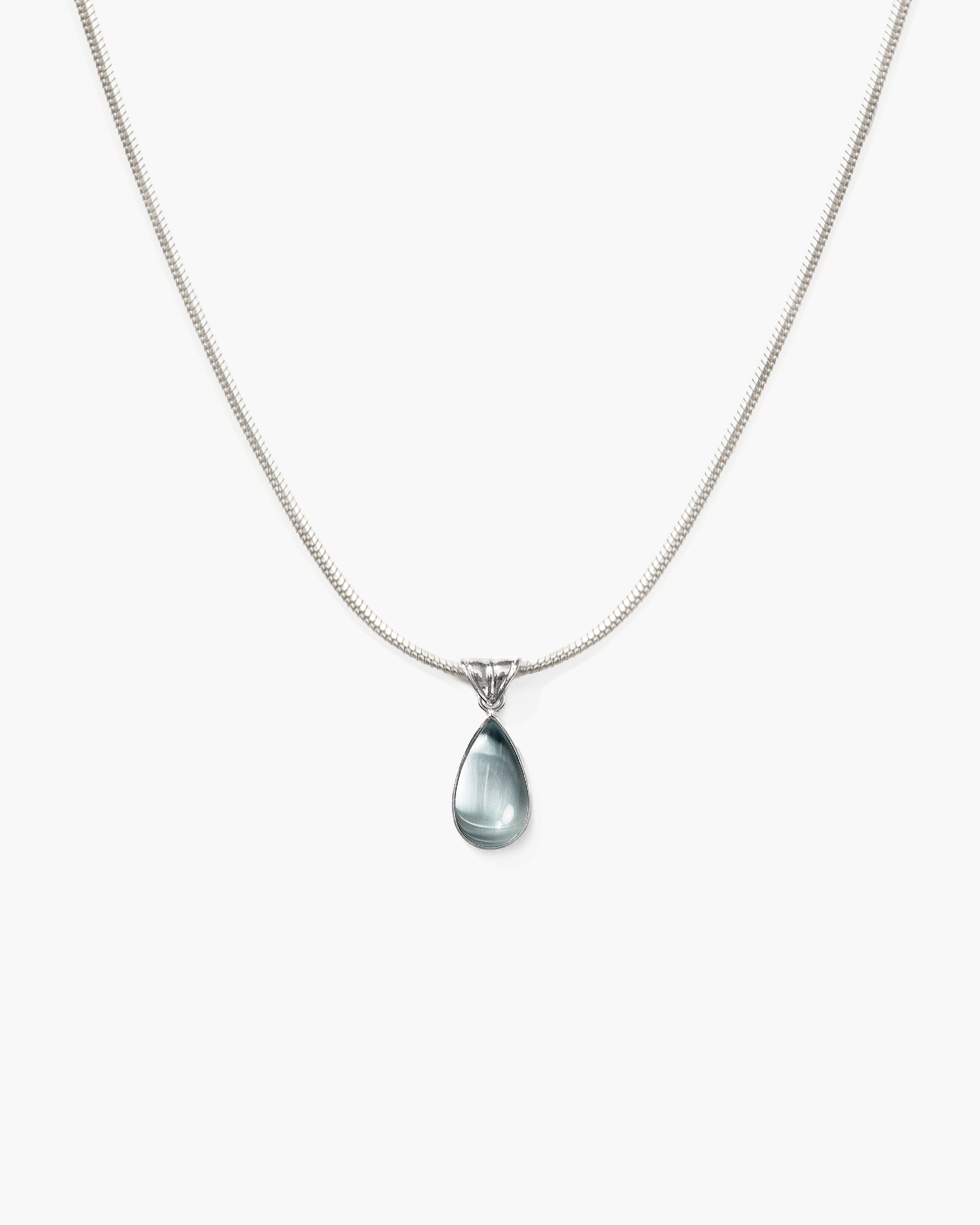 Waterdrop Marine Blue Necklace